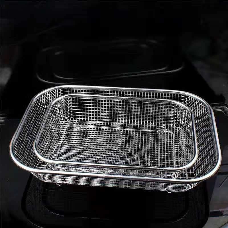 Snevad Air Fry Basket Oil Fry Basket Air Fryer Cooking vegetable fruit Pasta Strainer Stainless Steel Fruits Basket and Vegetables Basket for Kitchen - Image 2