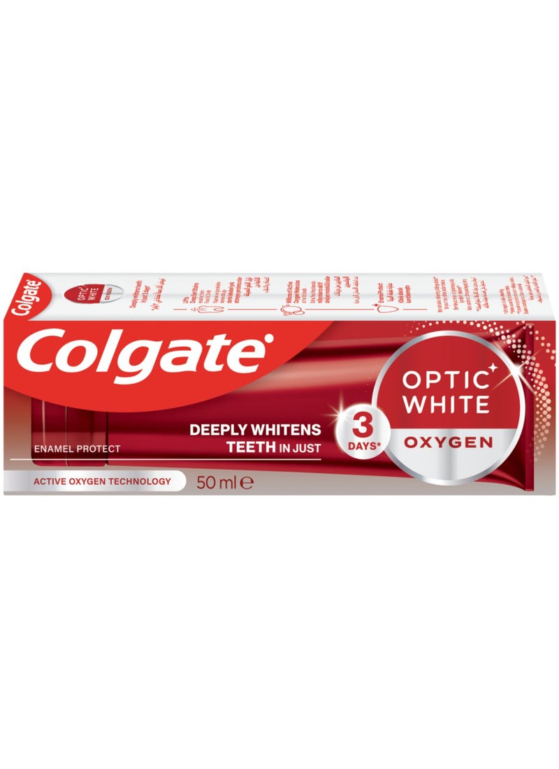 Colgate Optic White Oxygen Technology Toothpaste - Image 1