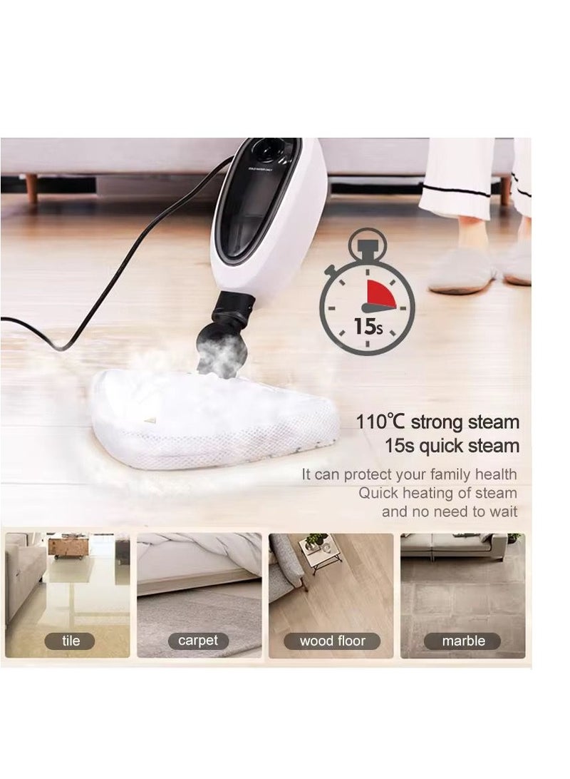 Electric Steam Mop with Convenient Detachable Handheld Unit Tile Cleaner, and Hard Wood Floor Cleaner, Floor Steamer  - Image 3