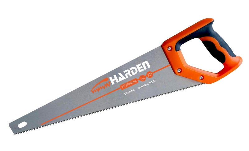 Harden 22 Hand Saw Made of 1065 Manganese Steel Heat Treated High Cutting Efficiency HandCrafted Tool for Carpenter 631022 - Image 1