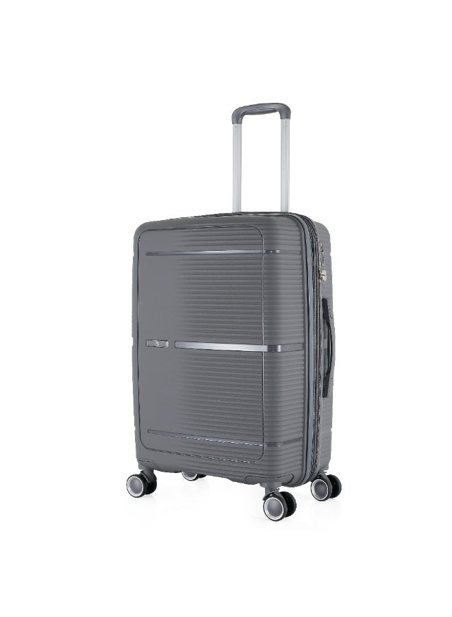 H.T 3-Piece Luggage Set – Hard Shell Suitcases with Spinner Wheels, Telescopic Handle & Anti-Jam Zippers (42/66/100 Litres, Lightweight Travel Set)( 3-Piece Set 20"/24"/28) - Image 4