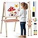 SketchNest Wooden Adjustable Easel for Kids QuickFold Kids Easel with Paper RollAccessories Double Sided Painting Easels for Toddlers 345678910 Years Perfect Painting GiftsSupplies for BoysGirls - Image 3
