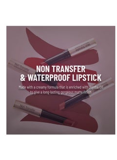 Swiss Beauty Swiss Beauty Non Transfer Waterproof Lipstick with Jojoba Seed Oil  Matte Finish  Long Lasting Highly Pigmented  Shade Bare 3gm  - Image 4