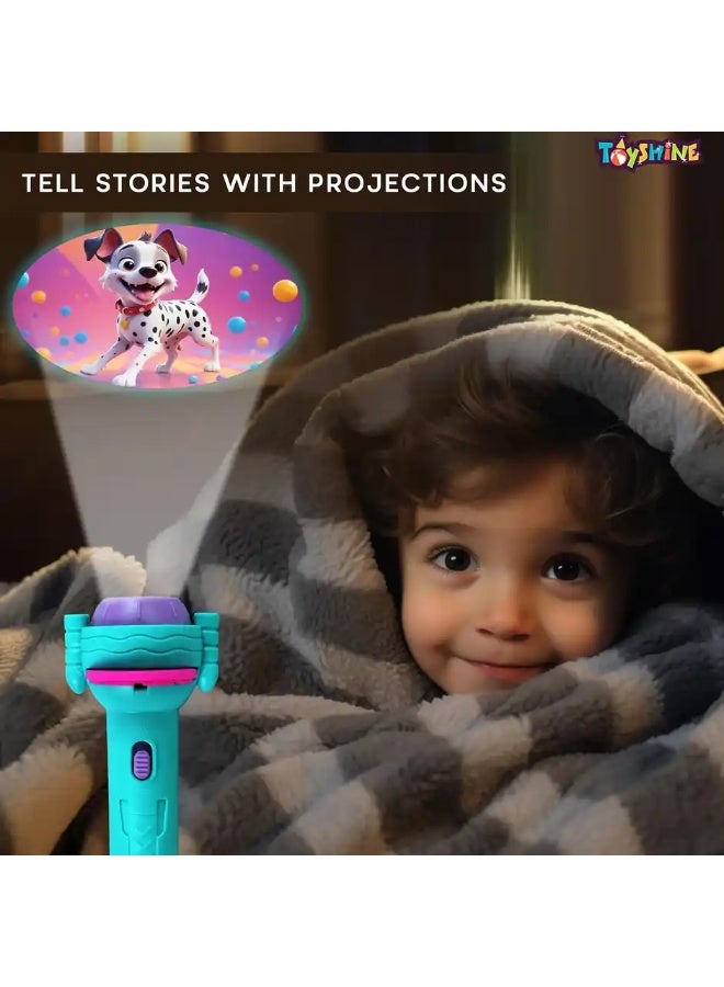 توي شاين Toyshine Projection Flashlight Educational Toy 3+ Years24 Patterns Bedtime Toy for Kids - Image 5