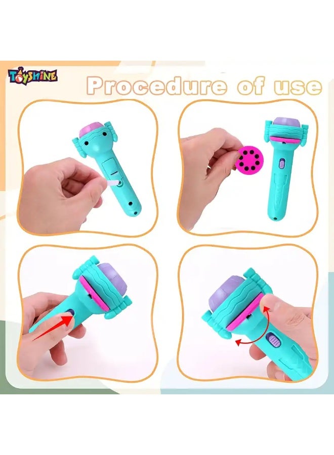توي شاين Toyshine Projection Flashlight Educational Toy 3+ Years24 Patterns Bedtime Toy for Kids - Image 2