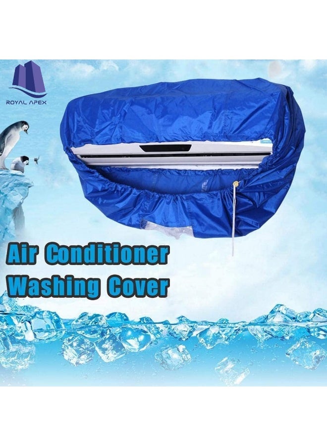 Royal Apex Air Conditioner Waterproof Cleaning Cover With Swing Belt For 2-3Hp A/C Diy Dust Washing Clean Protector Wall Mounted Air Conditioning Service Bag  - Image 4