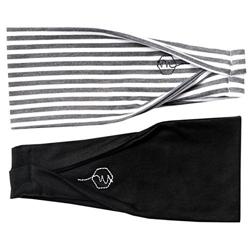 Maven Thread Urban 2Pack, Women's Workout Headbands, 4" Thick Non Slip Sweatbands for Exercise, Gym hairband Athletic Workouts and Yoga - Image 3
