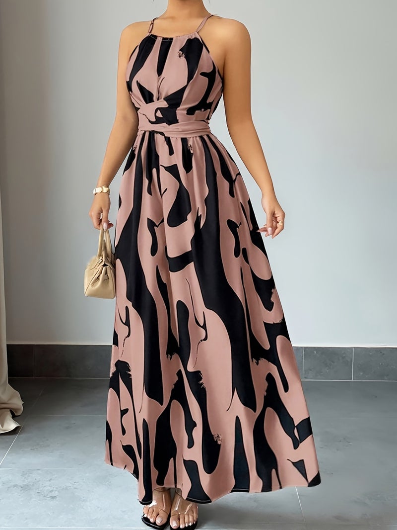 Women's Long Printed Dress - Image 4