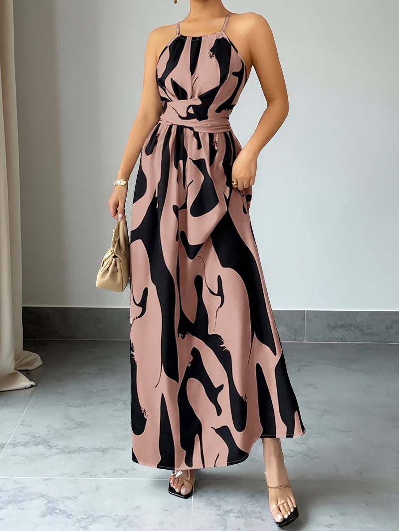Women's Long Printed Dress - Image 2