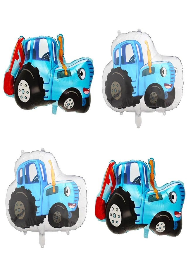 CSTYWC 4Pieces Farm Tractor Giant Foil Balloons Tractor Mylar Balloons for Birthday Baby Shower Tractor Themed Party Decorations Supplies - Image 2