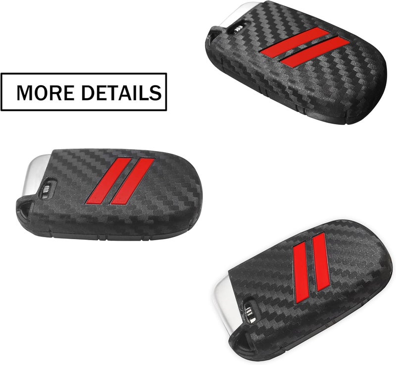 YOSRTER Silicone Key Fob Cover for Dodge Vehicles - Image 4