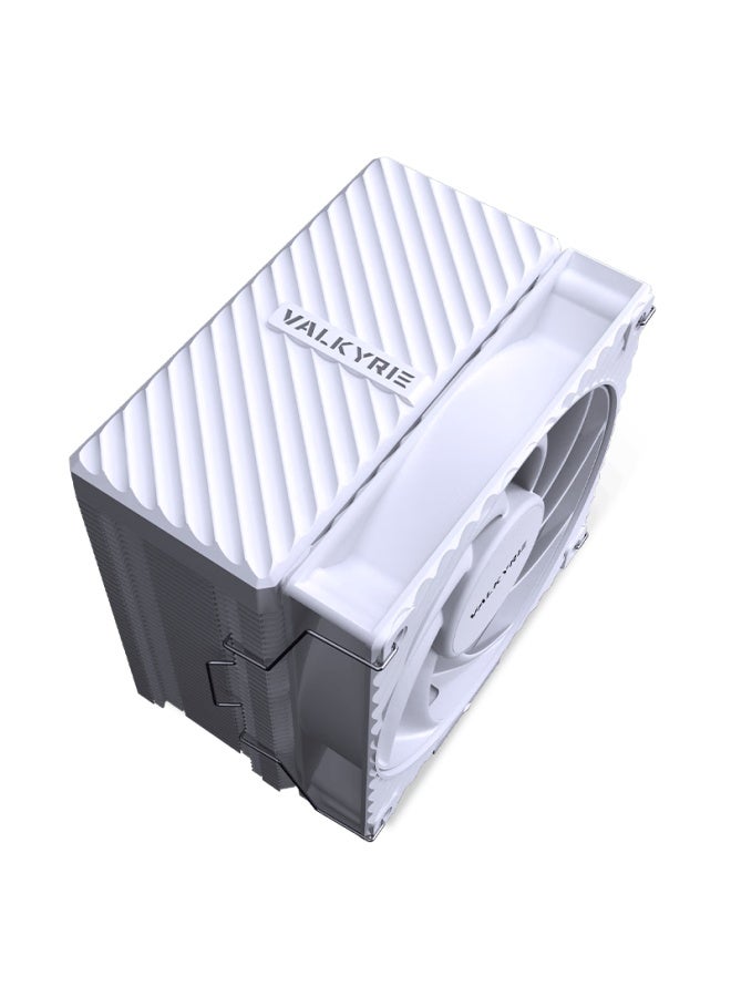 Valkyrie Cq125 White Vk Cpu Air Cooler Reverse Gravity Six Heatpipe Direct Touch 12cm Fan Compatible With Lga1700/1851 Am5 - Image 1