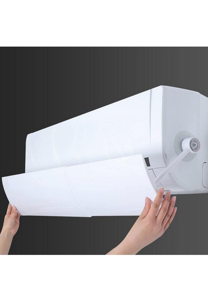 Generic - Adjustable Air Conditioner Deflector with Telescopic Windshield for Home - Image 1