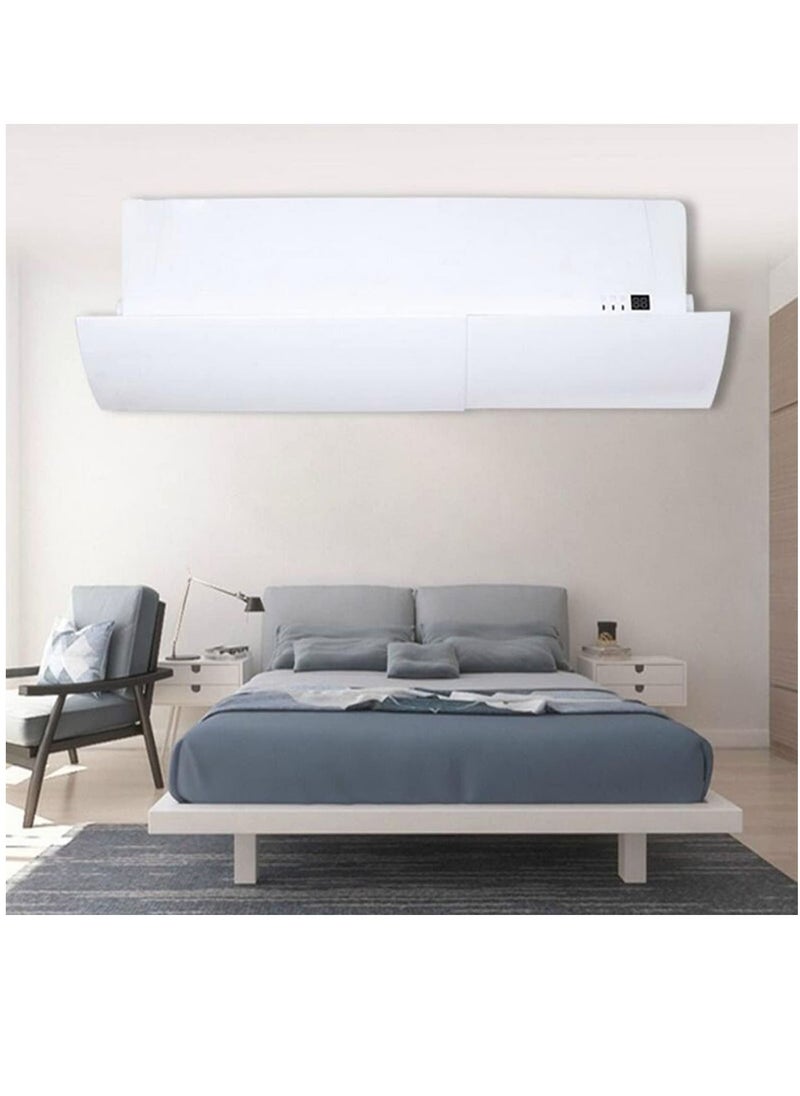Generic - Adjustable Air Conditioner Deflector with Telescopic Windshield for Home - Image 1
