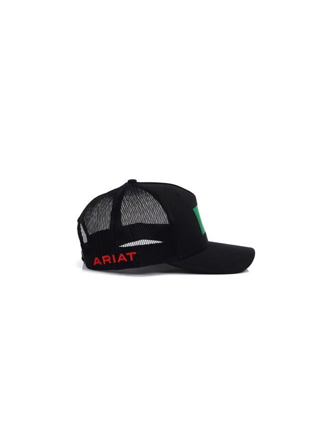 ARIAT Mexican Flag Lettering Cap, Black - Image 3