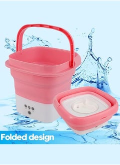 Yuwell Folding Washing Machine Mini Automatic Clothes Washing Machine Portable Lightweight Automatic Washing Machine With Detachable Drain Basket 8 Liter Portable Washer Spin Dryer With 3 Adjustable Modes  - Image 4