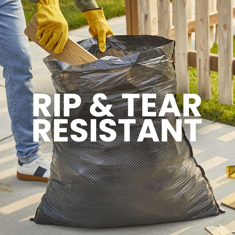 Glad Trash Bags, ForceFlex Large Garbage Bags â€š 30 Gallon Black Trash Bag â€š 68 Count (Package May Vary) - Image 4