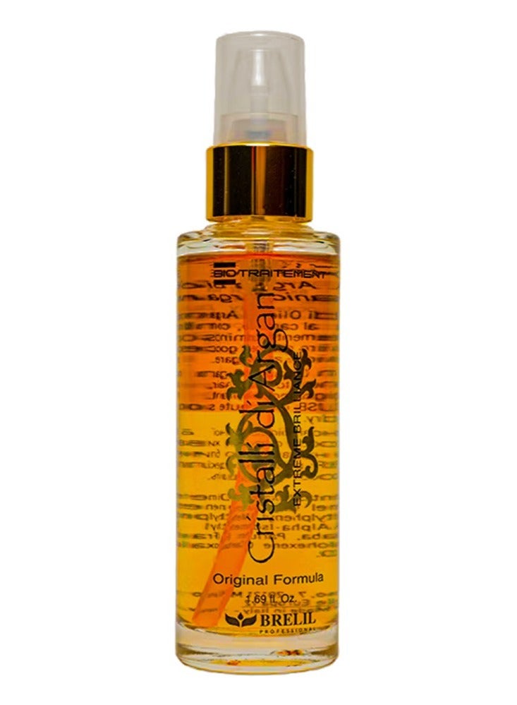 BRELIL Bio Traitement Cristalli d Argan Extreme Brilliant Argan Oil Original Formula 50ml - Image 2