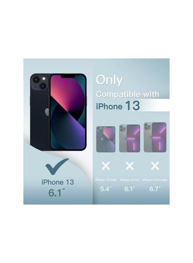 جي تيك جراب نحيف للغاية لهاتف iPhone 13، مقاس 6.1 بوصة، غطاء عدسة الكاميرا حماية كاملة، خفيف الوزن، جراب صلب من البولي بروبيلين بلمسة نهائية غير لامعة، يدعم الشحن اللاسلكي (أسود) - Image 2