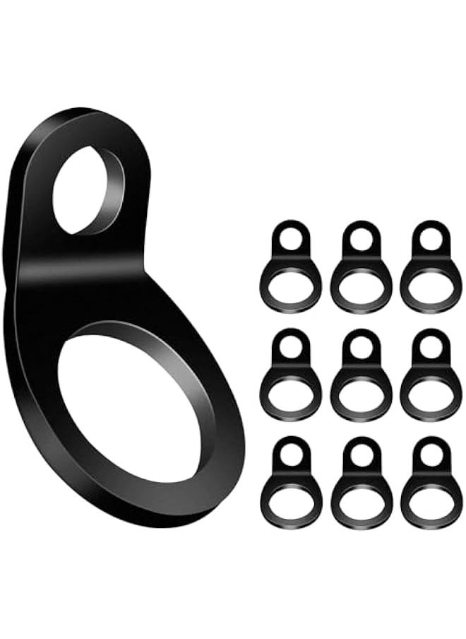 Starwell 10 Pack Tie Down Strap Rings, Tie-Down Anchors Hooks for Mounting in The Garage, Stainless Steel Lashing Rings for Tiedown Attachment Points for Dirt Bike, Motorcycle, Trailer, Pickup, Camper  - Image 1
