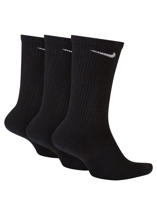 Nike Unisex Nike Everyday Plus Cushioned Crew Socks 3-Pair - Image 4