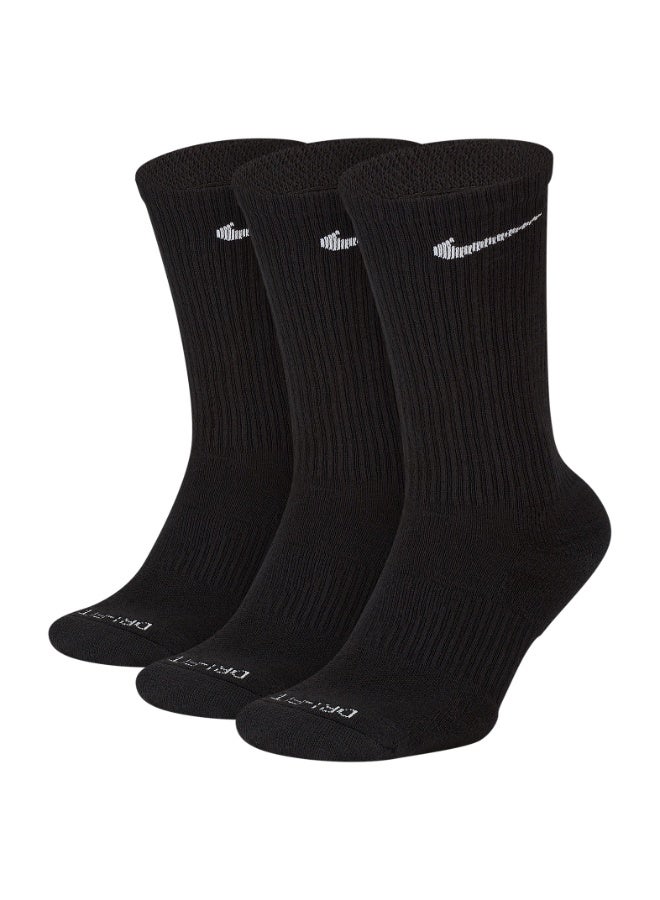 Nike Unisex Nike Everyday Plus Cushioned Crew Socks 3-Pair - Image 3