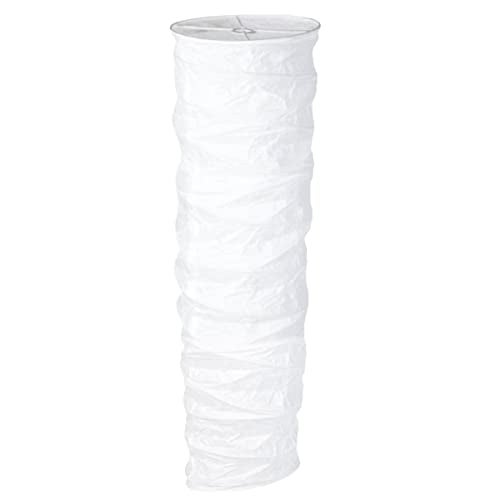 FERCAISH Paper Floor Lamp Shade Foldable and Minimalist Style Rice Paper Lamps Classic Modern Paper Floor Light Bulb Cage Guard for Living Room Bedroom DcorIrregular - Image 1