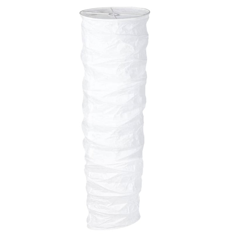 FERCAISH Paper Floor Lamp Shade Foldable and Minimalist Style Rice Paper Lamps Classic Modern Paper Floor Light Bulb Cage Guard for Living Room Bedroom DcorIrregular - Image 2