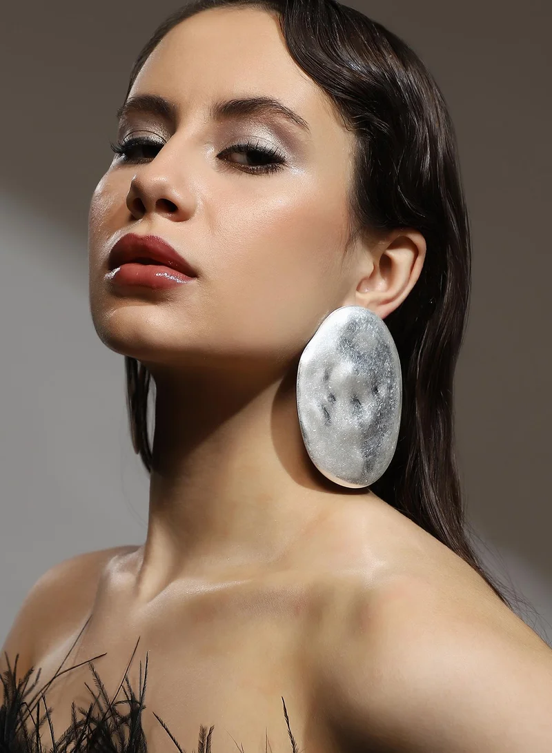 SOHI SOHI Women's The Earrings For Party Wear | Metallic  Colour | Alloy Material | Push Back Closure | Metallic Earrings | Drop Earrings For Women & Girls