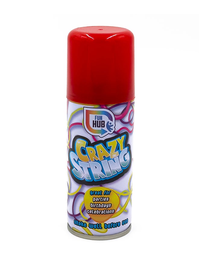 Crazy Silly String – Assorted Colors – Fun Party Spray For Birthdays And Celebrations 1 pc
