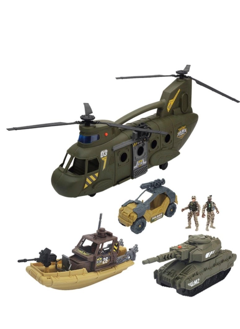 Soldier Force Soldier Force Chinookcarrier Playset  - Image 2