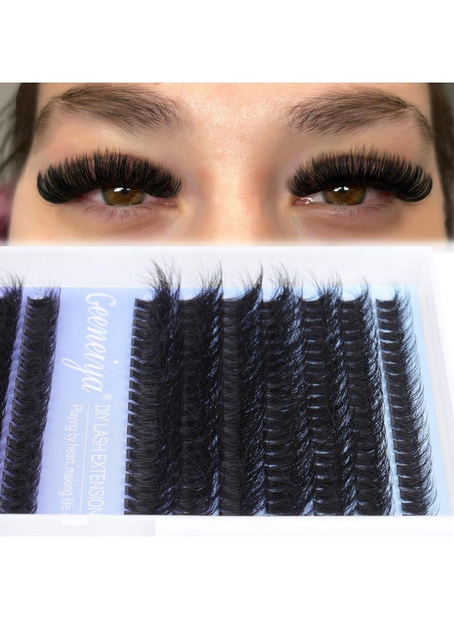 Geeneiya Fluffy Lash Extension Kit Cluster Eyelash Extension Kit Clusters Individual Lashes Kit With Lash Bond And Seal Glue Lash Remover Lash Applicator User Manual For Beginners(60P+80P 280Pcs) - Image 3