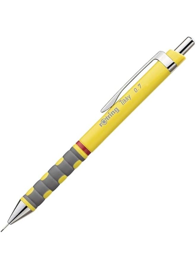 Rotring Tikky Mechanical Pencils, HB 0.7 mm, Yellow  - Image 1