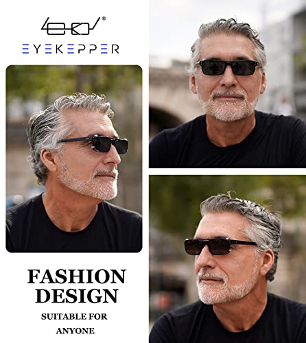 Eyekepper Metal Frame Clip On Sunglasses Polarized Grey Lens With Spring Draw Bar 54 * 34MM - Image 2