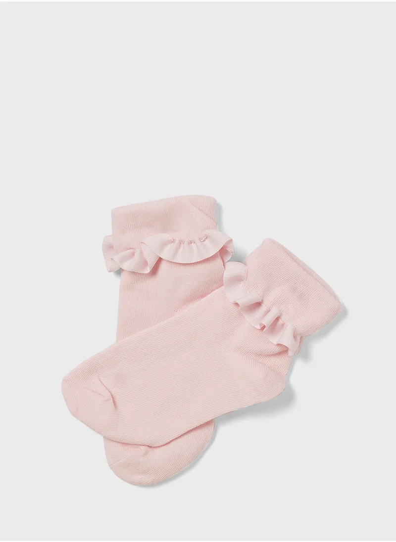 GYMBOREE Little 3 Pack Tonal Foldover Socks