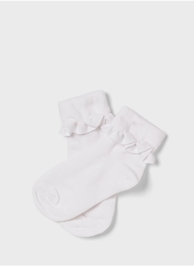 GYMBOREE Little 3 Pack Tonal Foldover Socks