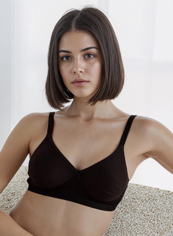 Splash FAV Bow Detail Non-Wired Non-Padded Bra - Image 1