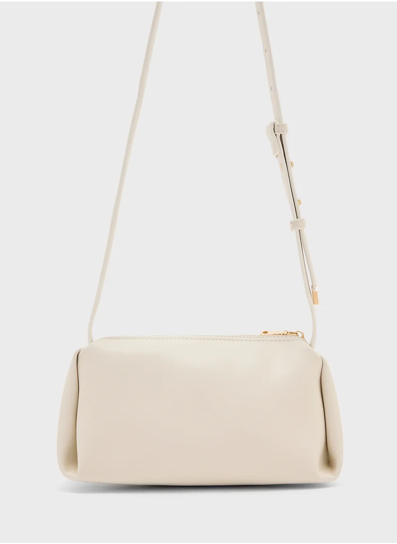 ELLA Baguette Shaped Crossbody Bag