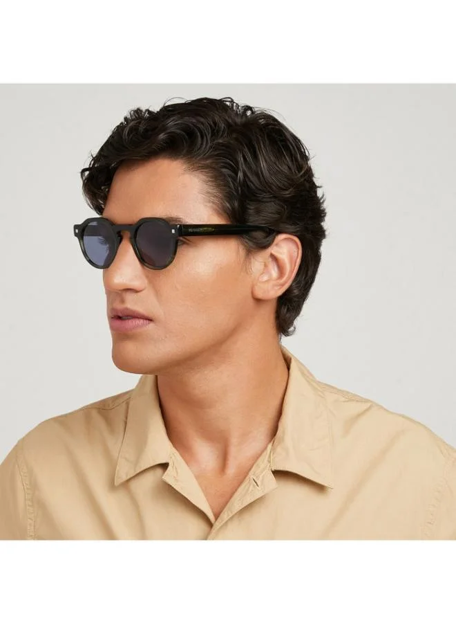 30Sundays DUNE Men Blue Sunglasses - Frame Material: Acetate - Lens Color: Blue- Frame Color: Gray - Full Rim