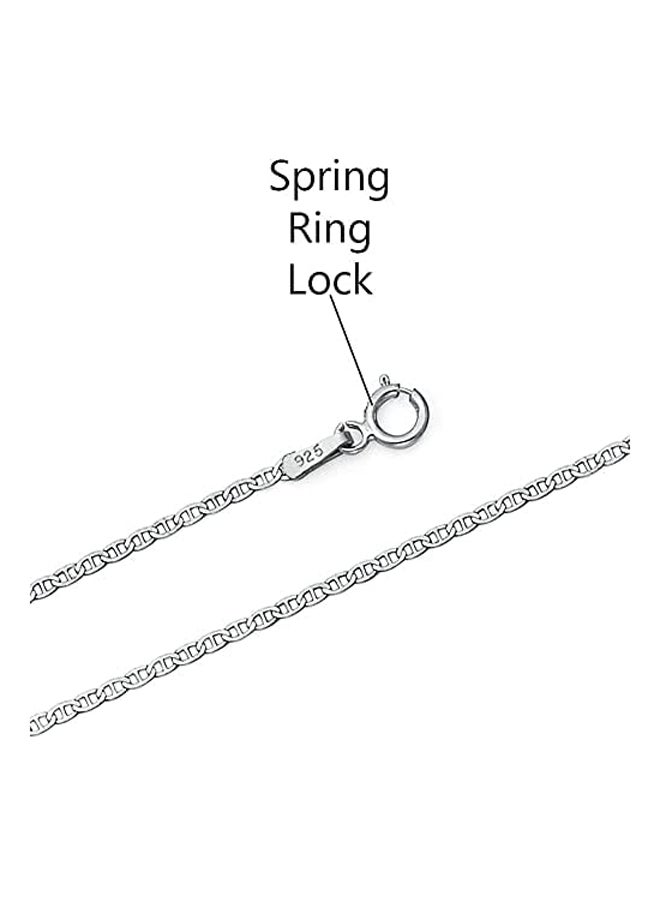 925 Sterling Silver Solid Italian Figaro,  - Image 3