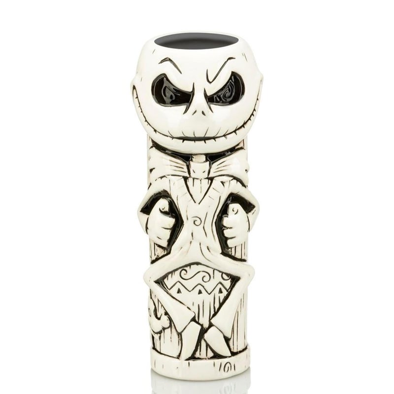 Geeki Tikis Disney The Nightmare Before Christmas Jack Skellington Ceramic Mug  Party Cocktail Tumbler For Liquor and Beverages  Holds 16 Ounces