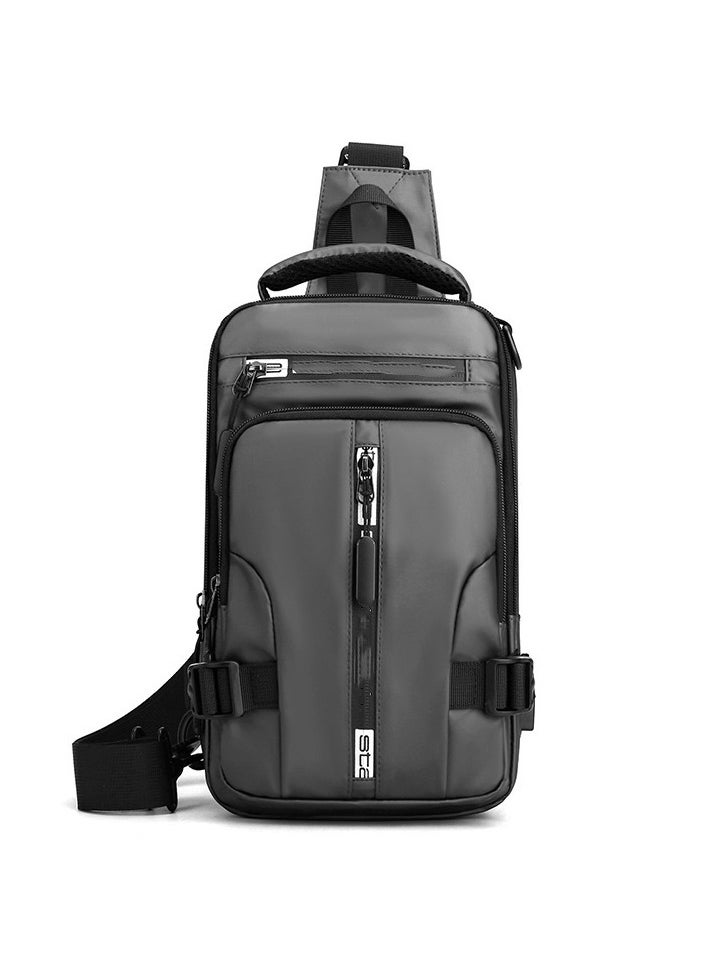 AUTOYSUR Sling Crossbody Bag Small Shoulder Backpack for Men Waterproof Slim Chest Bags Casual Daypack for Travel Cycling  - Image 1