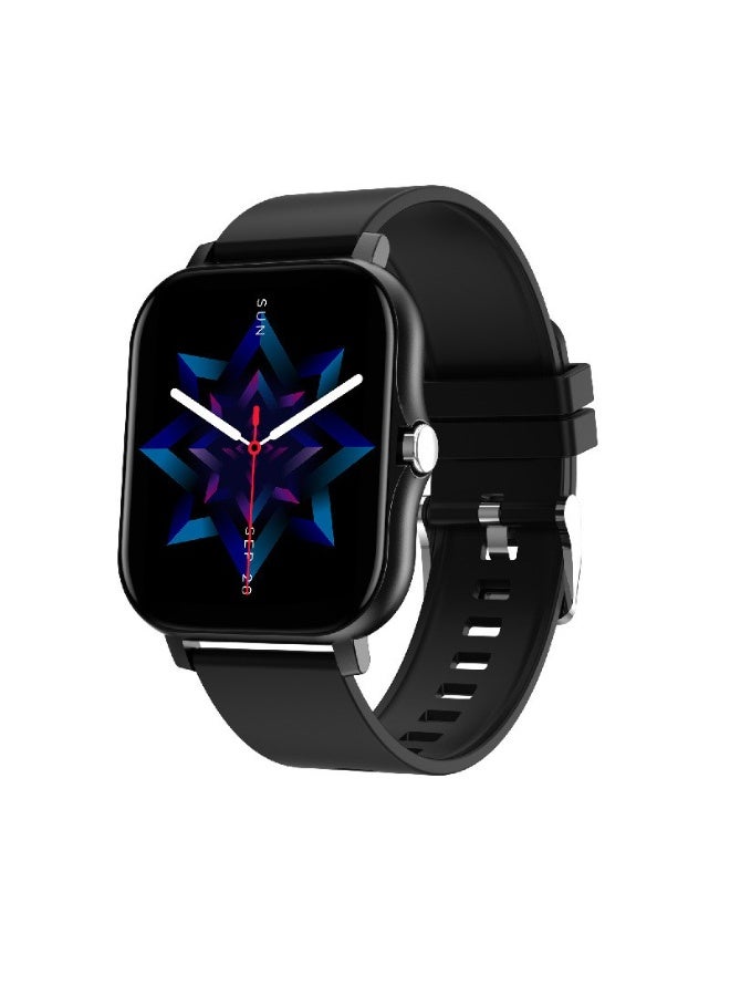 Bonic Smartwatch - Business Smartwatch, Waterproof Fitness Watch, Bluetooth Call, Men's Smartwatch, Zinc Alloy Vacuum Plated, Heart Rate Monitor, Women's Smartwatch - Black - Image 2