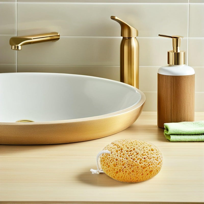 4 Pack Exfoliating Bath Sponges Honeycomb Texture Deep Cleansing Loofah For Men And Women - Image 5