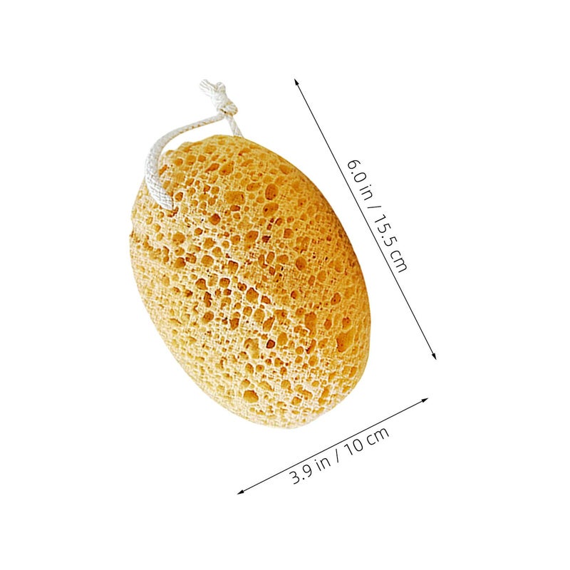 4 Pack Exfoliating Bath Sponges Honeycomb Texture Deep Cleansing Loofah For Men And Women - Image 3