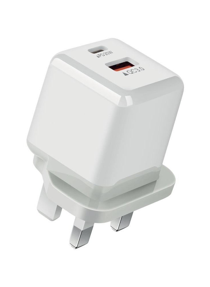 Denx 20W USB-C 3-Pin Power Adapter White  - Image 3