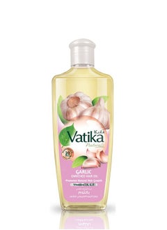 Vatika Naturals Garlic Enriched Hair Oil | Vitamins A, E, & F | Promotes Regrowth, Healthier Scalp & Strength - 200ml
