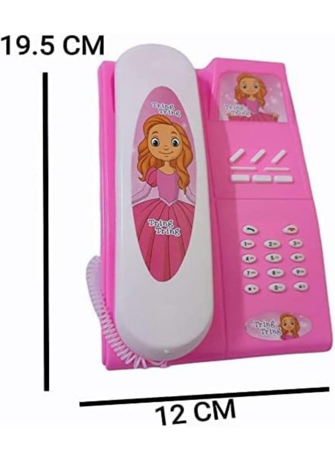 FULLFILLS Musical and Lighting landline Telephone Toy for Kids (Colour May Vary) - Image 4