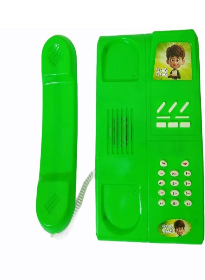FULLFILLS Musical and Lighting landline Telephone Toy for Kids (Colour May Vary) - Image 2