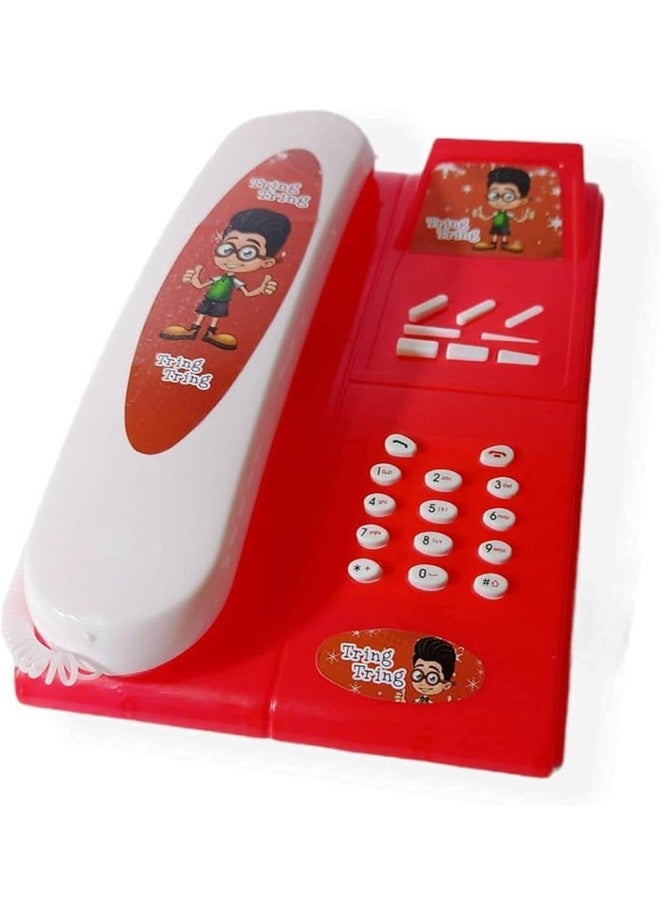FULLFILLS Musical and Lighting landline Telephone Toy for Kids (Colour May Vary) - Image 3